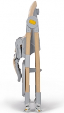 Стільчик для годування Kinderkraft Lastree Beige Wood